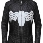 Venom Spiderman Leather Cosplay Costume Jacket