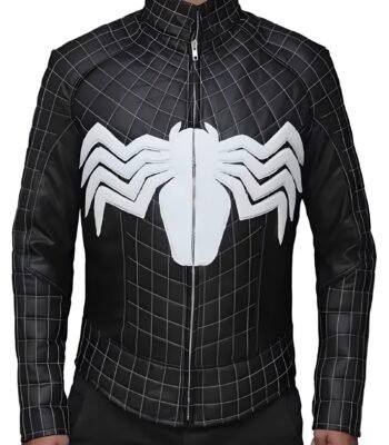Venom Spiderman Leather Cosplay Costume Jacket
