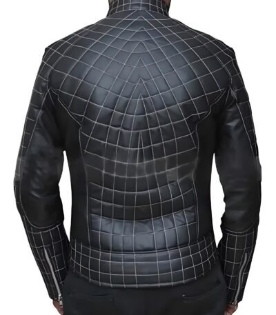 Venom Spiderman Leather Cosplay Costume Jacket