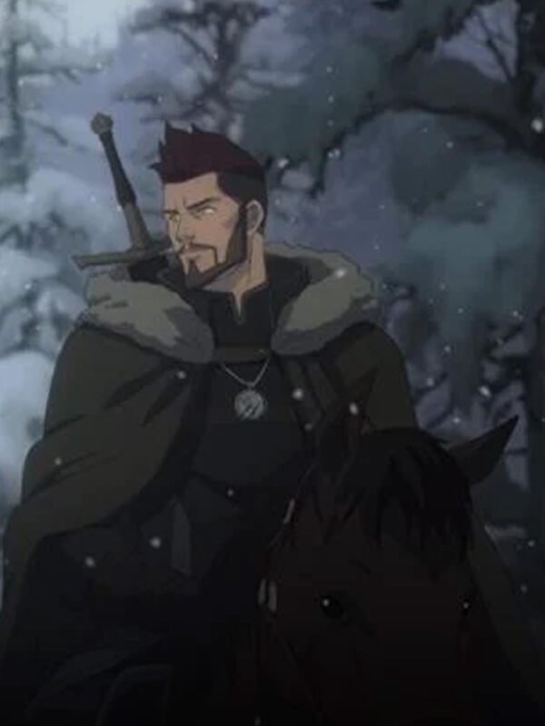 Vesemir The Witcher Nightmare of the Wolf Shearling Coat