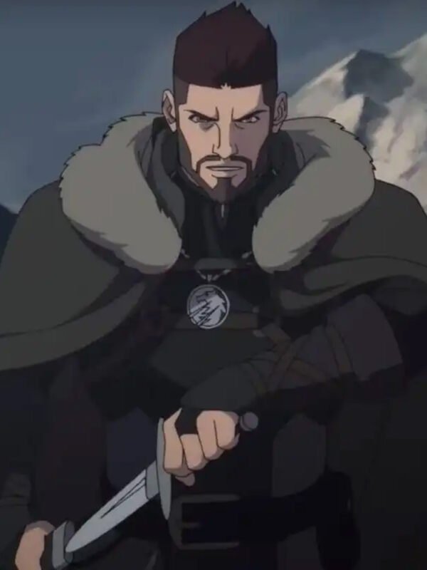 Vesemir The Witcher Nightmare of the Wolf Shearling Coat