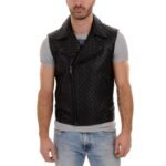 Vest Slim fit Lambskin Genuine Leather