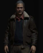 Victor Sullivan Uncharted 4 Brown Bomber Leather Jacket