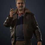 Victor Sullivan Uncharted 4 Brown Bomber Leather Jacket