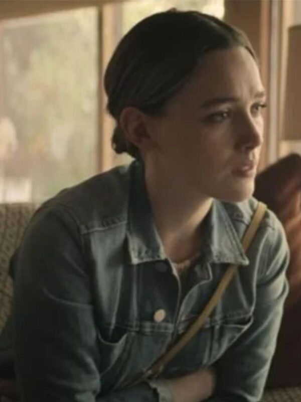 Victoria Pedretti You Love Quinn Blue Denim Jacket