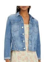 Victoria Pedretti You Love Quinn Blue Denim Jacket