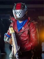 Video Game Fortnite Rust Lord Red Leather Jacket