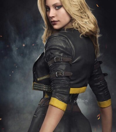 Video Game Injustice 2 Black Canary Jacket