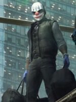 Video Game Payday 3 Chains Nicolas Black Quilted Vest