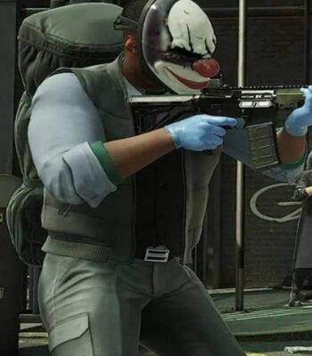 Video Game Payday 3 Chains Nicolas Black Quilted Vest