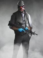 Video Game Payday 3 Chains Nicolas Black Quilted Vest