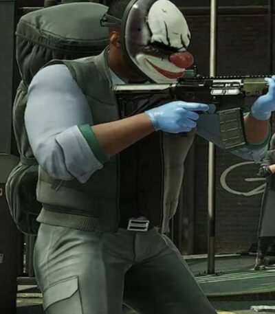 Video Game Payday 3 Chains Nicolas Black Quilted Vest