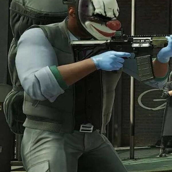 Video Game Payday 3 Chains Nicolas Black Quilted Vest