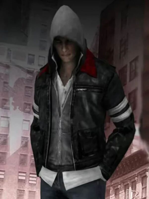 Video Game Prototype 2 Alex Mercer Black Leather Jacket