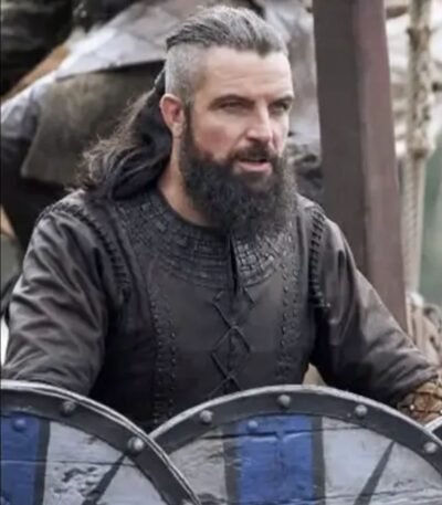 Vikings Valhalla King Canute Sleeveless Leather Vest