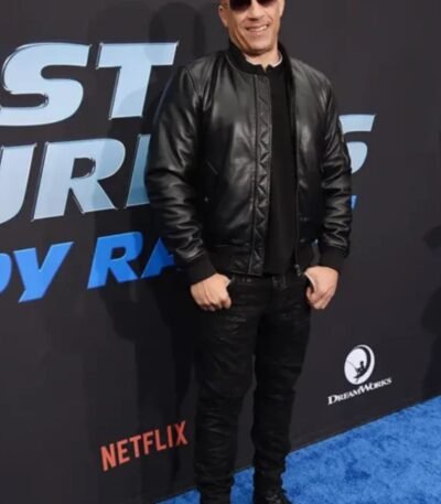 Vin Diesel Fast And Furious Spy Racers Premiere Leather Jacket