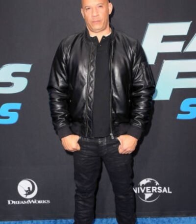 Vin Diesel Fast And Furious Spy Racers Premiere Leather Jacket