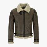 Vincent Air Force SF Flying Bomber Lambskin Leather Jacket