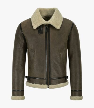 Vincent Air Force SF Flying Bomber Lambskin Leather Jacket