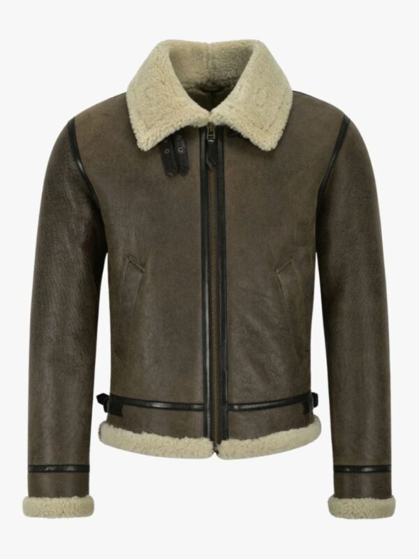 Vincent Air Force SF Flying Bomber Lambskin Leather Jacket