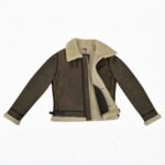 Vincent Air Force SF Flying Bomber Lambskin Leather Jacket