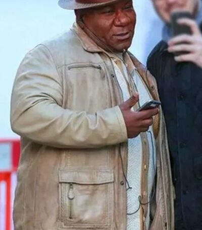 Ving Rhames Mission Impossible Fallout Distressed Leather Jacket