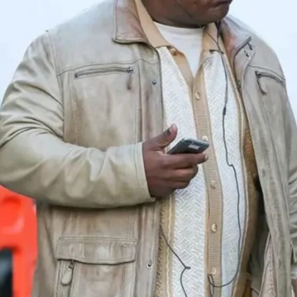 Ving Rhames Mission Impossible Fallout Distressed Leather Jacket