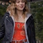 Virgin River Lizzie Black Biker Leather Jacket