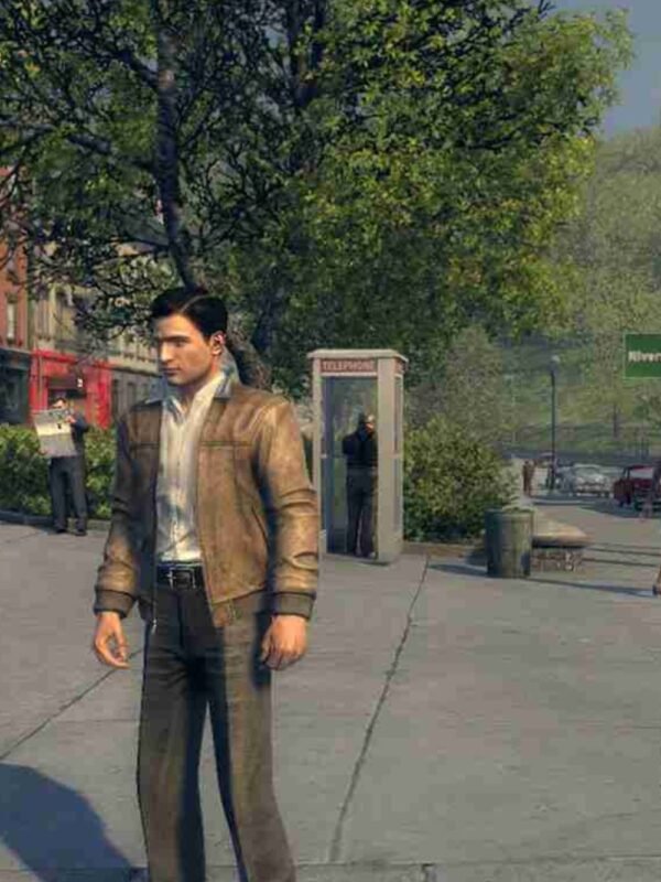 Vito Scaletta Mafia 2 Video Game Brown Jacket
