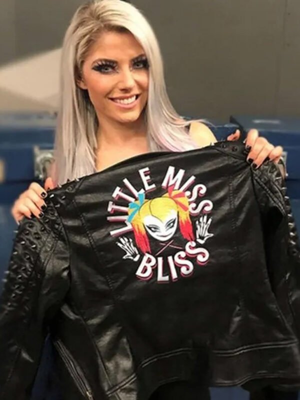 WWE Alexa Bliss Leather Jacket Black