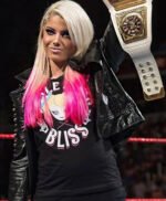 WWE Alexa Bliss Leather Jacket Black