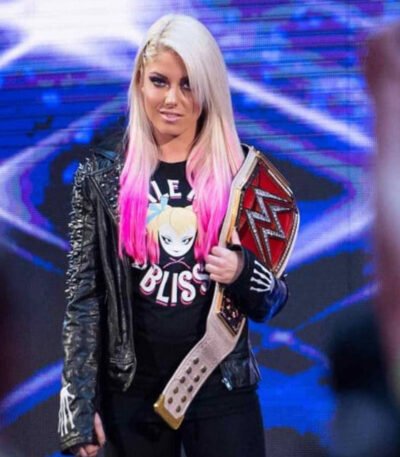 WWE Alexa Bliss Leather Jacket Black