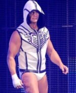WWE Cody Rhodes White Leather Vest With Hood