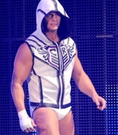 WWE Cody Rhodes White Leather Vest With Hood