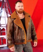 WWE Dean Ambrose Brown Leather Jacket