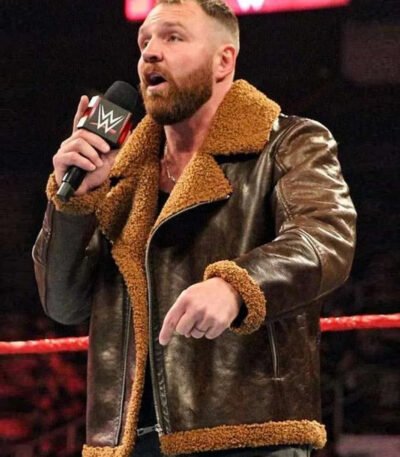 WWE Dean Ambrose Brown Leather Jacket