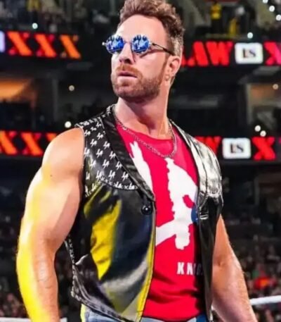 WWE LA Knight Leather Vest