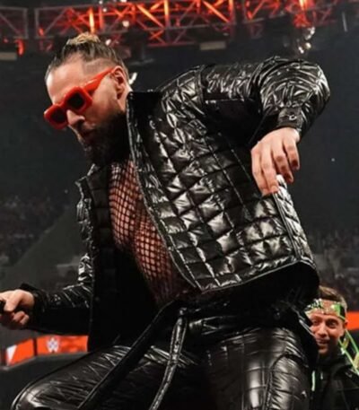 WWE Raw 2023 Seth Rollins Black Puffer Jacket