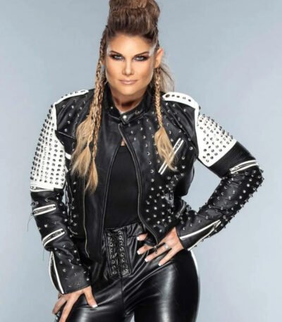 WWE Raw Beth Phoenix Studded Leather Jacket