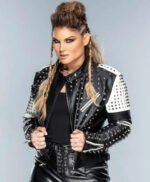 WWE Raw Beth Phoenix Studded Leather Jacket