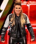 WWE Raw Beth Phoenix Studded Leather Jacket