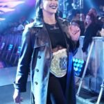 WWE Raw Rhea Ripley Black Leather Coat