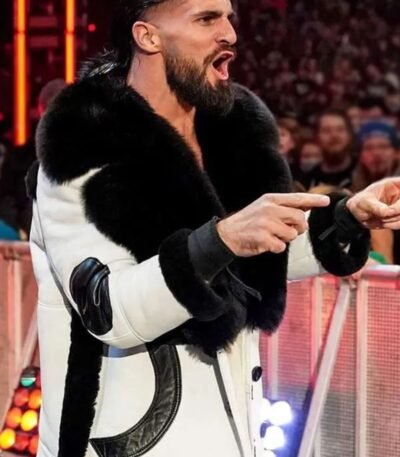 WWE Raw Seth Rollins White Coat