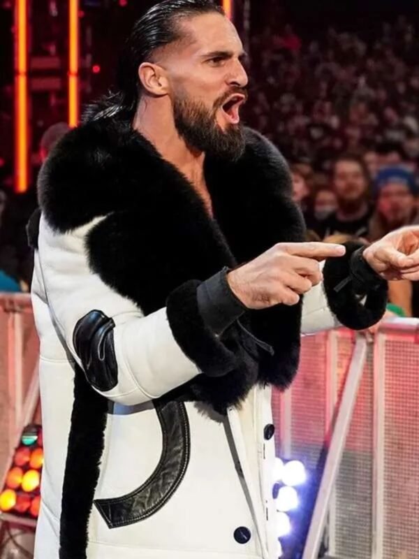 WWE Raw Seth Rollins White Coat