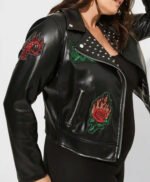 WWE Smackdown Piper Niven Studded Leather Jacket