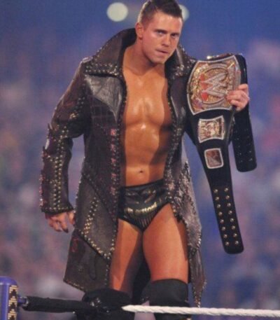 WWE The Miz Studded Black Coat