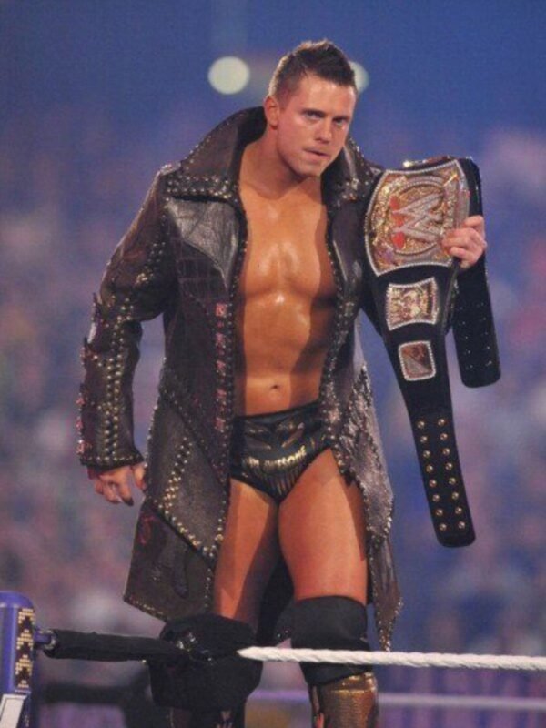WWE The Miz Studded Black Coat