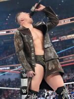 WWE The Miz Studded Black Coat