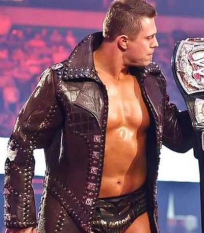 WWE The Miz Studded Black Coat