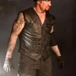 WWE Wrestlemania 36 Undertaker Black Leather Vest